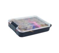 Jiuvaso Assortimento da pesca da 24 pezzi, kit per pesca a mosca con scatola, esche artificiali per pesci persici, salmoni, trote e spigole.