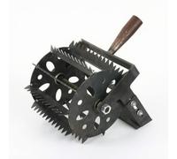 Jiuvaso Attrezzo Diserbo Prato Testa Diserbatrice Carrellata Manuale Strumento Erbacce Taglio Afferente Altezza 11-18cm Struttura Bullonata in Acciaio Adatto a Orto Passaggi Aiuole Piccoli Poderi