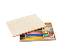 Jiuvaso Bastoncini geometrici che si incastrano tra loro, sussidio didattico per la matematica e la geometria, giocattolo educativo manipolativo per bambini