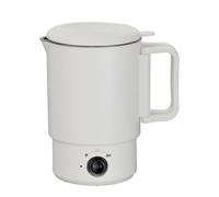 Jiuvaso Bollitore Elettrico Portatile Bollitore Compatto Pieghevole Scaldabagno da Tavolo Caraffa d'Acqua Calda Tazza Elettrica con Acciaio Inox 316 E