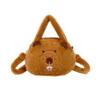 Jiuvaso Borsa a tracolla Capybara morbida, regalo di compleanno per picnic, incontri, spiaggia, campeggio