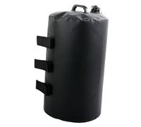 Jiuvaso Borsa per Acqua con Peso, Nera, Multiuso, Portatile, in PVC, Antivento, per Campeggio, Giardino, Escursionismo, ombrellone da Giardino, Zaino in, Carico 20 kg Acqua