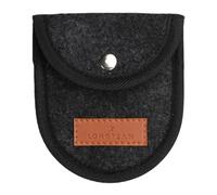 Jiuvaso Borsa per il supporto per pick di chitarra, borsa per plectrums, supporto per pick di chitarra, custodia per organizzatore per l'organizzatore, Nero