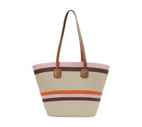 Jiuvaso Borsa tote da donna, comoda, stile boho, intrecciata, ideale per la città, le vacanze estive e le attività all'aperto, Rosa