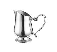 Jiuvaso Brocca Industriale Caraffa Latte Versatore Crema Acciaio Inossidabile Compatta Diametro Superiore 7cm Base 5.5cm Adatta per Colazione Tè Pomeriggio Vassoio Servizio Catering 11.5cm