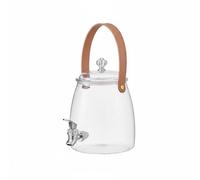 Jiuvaso Caraffa Grande Capacità Recipienti Bevande Dispenser Acqua Rubinetto Trasparente Resistente Pp Ideale per Servire Adatta a Famiglie Tavola Feste Riunioni tra Amici, 9L
