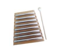 Jiuvaso Carillon a mano, strumento musicale a percussione, ornamento musicale, illuminazione, carillon a da tavolo a 8 per la consapevolezza