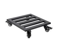 Jiuvaso Carrello portavasi Grande in Ferro Quadrato con rotelle bloccabili, Base a rulli per Piante, per Soggiorno e Cortile, 23 Cm