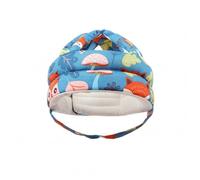 Jiuvaso Casco Protettivo Bambini Regolabile Spugna Morbida Protezione Integrale Adatto per Gioco E Movimenti in Casa, Blu Chiaro, Volpe
