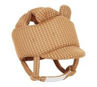 Jiuvaso Casco protettivo per bambini, per imparare a camminare, cuscino protettivo per la testa, cappuccio per età 6-36 mesi, CaffÈ