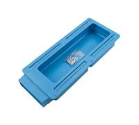 Jiuvaso Cassetto per macchine da cucire industriali, robusto, facile da usare, organizer per accessori, portatile, scorrevole, pratico strumento per pezzi di, Blu