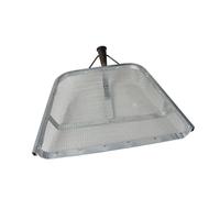 Jiuvaso Cazzuola setaccio Paletta Portatile Facile da Usare Rete Paletta per Terreno Che perde per Cereali Compost Erbe aromatiche, Maglia da 0.8 Cm