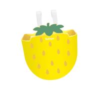 Jiuvaso Cestino per Bicicletta per Bambini Cestino Multifunzione per Bicicletta Portatile da Esterno Regalo per Ciclismo Shopping Accessori creativi per Il, Giallo