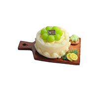 Jiuvaso Cibo in Miniatura 3D, Torta per Bambole, Dolci Carini in 1:6 E 1:12, Giocattoli da Cucina per Bambole, Stile d