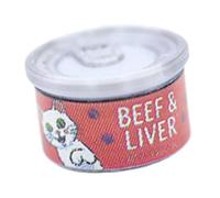 Jiuvaso Cibo per Gatti in Miniatura in 1:12, Decorazione per casa delle Bambole, Accessori per casa delle Bambole per Paesaggio in Miniatura, Regalo per, Argento