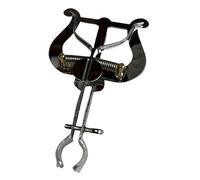 Jiuvaso Clip per spartiti musicali per tromba, morsetto per lira da marcia per tromba, forniture per strumenti, spettacoli sul palco, portatile, accessori per, Argento