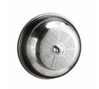 Jiuvaso Copertura in Acciaio Inossidabile Cupola Coperchio Paraschizzi Rete con Manico Pratico E Cupola Ampia per Servire in Modo Ordinato Adatta Patio Picnic con Amici, 55 Cm