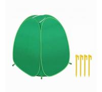 Jiuvaso Copertura per Piante con Cerniera | struttura a scomparsa Pieghevole, Protezione Antigelo per Piante, Picchetti di Fissaggio Inclusi, Giardino, Orto, Balcone , 71x71x84cm