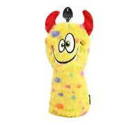 Jiuvaso Copritesta da Golf in Peluche, Copritesta da Golf in Peluche, Protezione Portatile per La Testa della Mazza da Golf, Protezione di Ricambio, Regalo PE, FW Giallo