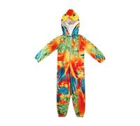Jiuvaso Costume da pappagallo per bambini, adorabile animale da cartone animato, da indossare per feste di carnevale e festival, M