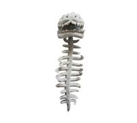 Jiuvaso Costume Dinosauro Bambini Cappuccio Cranio Preistorico Maschera a Testa Accessorio Travestimento con Mascelle E Denti Dettagliati Coda Imbottita