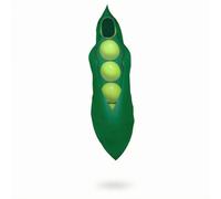 Jiuvaso Costume per Bambini Abito Travestimento Ruolo Cosplay Baccello Pisello Pod con Cappuccio Lunga Riconoscibile Tessuti, Verde, Costume A Baccello Di Pisello Per Adulti