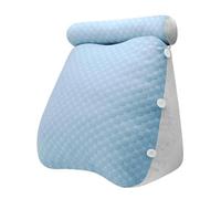 Jiuvaso Cuscino a Cuneo Rinfrescante per Testiera, Sfoderabile, Supporto per La Schiena per Il Relax, Blu