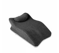 Jiuvaso Cuscino Multifunzionale Cuscino Ergonomico Cuscino Supporto Cuscino Riposo Cuscino Posturale in Memory Foam con Progettazione per Respirazione Libera Adatto a Lettura Relax, Nero