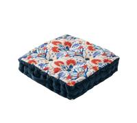 Jiuvaso Cuscino Quadrato da Pavimento Cuscino Seduta Cuscino Sedia Cuscino Decorativo con Riempimento Morbido Poliestere Cotone PP con Maniglia Adatto per, Colorful