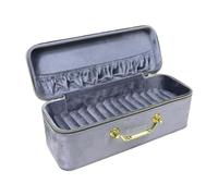 Jiuvaso Custodia per bracciali, Astuccio Porta Gioielli in Velluto, espositore per bracciali Regalo, Scatola di Presentazione per fiere d'Arte e, Grigio