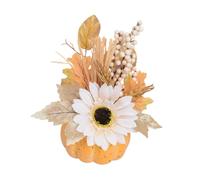 Jiuvaso Decorazione autunnale con zucca, decorazione artificiale robusta e decorativa, per il Ringraziamento, per la scrivania, la cucina, le feste, le, Style a