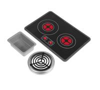 Jiuvaso Elettrodomestici da Cucina per Bambini, Giocattoli educativi, fornello a induzione, Regalo, Accessori per Cucinare, Gioco di Ruolo interattivo per, con Lavandino