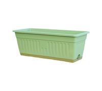 Jiuvaso Fioriera da Finestra con Fori di Drenaggio, per Interni Ed Esterni, Cucina, Fioriera Rettangolare, Vaso per Porta D'ingresso, Balcone, Verde