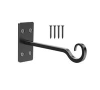 Jiuvaso Gancio per Piante da Appendere, Gancio per Piante in Ferro battuto, per mangiatoia per Uccelli da Parete, da Parete in Metallo per recinzioni,