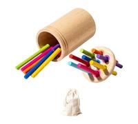 Jiuvaso Giocattoli per Bambini Piccoli, Bastoncini per L'ordinamento Dei Colori, Giocattoli Sensoriali per Bambini E Bambine di, 16 barre, Taglia unica