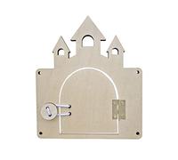 Jiuvaso Giochi da Tavolo in Legno Fai-da-Te, Accessori Didattici, Sussidi per L'educazione della Prima Infanzia, Giocattoli, attività di Apprendimento, Ta, Pulsante