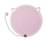 Jiuvaso Gioco Interattivo per Gatti con Tappetino Graffiante E Attrezzature per Il Divertimento, Rosa