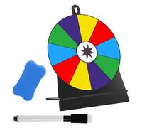 Jiuvaso Giradischi da Tavolo con Ruota della Fortuna da Tavolo Ruota Girevole Supermercati Casa Gioco Incontri Pub Fai da Te Forniture Versatile, Style C