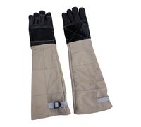 Jiuvaso Guanti per la manipolazione degli Animali in Pelle PU, Guanti da Lavoro Multiuso, Anti-morso per scoiattoli, Giardinaggio, bagni