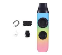 Jiuvaso Kazoo Flauto con Cordino, Strumento Musicale per Campeggio e Gite Intorno al Fuoco, 3 Colori