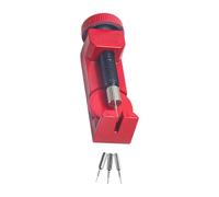 Jiuvaso Kit di rimozione del collegamento a catena di orologi, rimozione del perno per il dimensionamento dello strumento di barra a molla del cinturino, Rosso