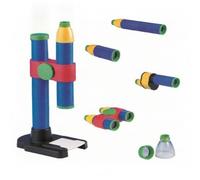 Jiuvaso Kit Ottico Educativo Giocattolo Scientifico Set Costruzione Modulare Esperimenti Luce Visione Pezzi Conici Interbloccate Lenti Finte in Plastica