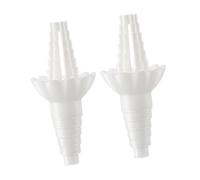 Jiuvaso Kit universale per svuotamento bottiglie 2x, accessorio multiuso da cucina riutilizzabile, connettore leggero per il trasferimento di balsamo e