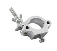 Jiuvaso Lampade per fase pesante morsetto a fiocna di cappa morsetto in alluminio morsetto girevole, con manopola regolabile, gancio a clip per luci, Larghezza D'argento 3 Cm