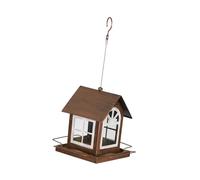Jiuvaso Mangiatoia per Uccelli con posatoi, Rustica e Resistente alle intemperie, per Colibrì, Ideale per Giardino, Patio, Cortile e Decorazione Esterna.