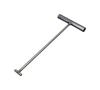 Jiuvaso Manhole Gancio Copertura Sollevamento Gancio Acciaio Robusto Strumento Ergonomico Unicità Resistente Adatto per Utilizzo in Magazzini Manutenzione di, 8 mm x 40 cm