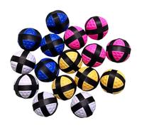 Jiuvaso Mini Palline da Golf appiccicose, Accessori per l'allenamento, Palline Colorate per Feste, robuste con Gancio e Passante, Campo Pratica, Uso, Nastro Nero