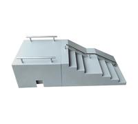 Jiuvaso Mini rampa per Skateboard da Dito, Robusta, Grigia, Accessori per l'allenamento, Giocattolo per Dita, Gioco di Skate interattivo Multiuso, Scale