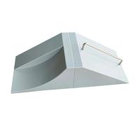 Jiuvaso Mini rampa per Skateboard da Dito, Robusta, Grigia, Accessori per l'allenamento, Giocattolo per Dita, Gioco di Skate interattivo Multiuso, Rampa