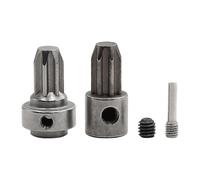 Jiuvaso Mozzo dell'asse per Auto RC Ingranaggio di Trasmissione in Acciaio Facile da installare Robusto Numero Parte #6888/x Sostituisce per Giocattoli, Anteriore E Posteriore